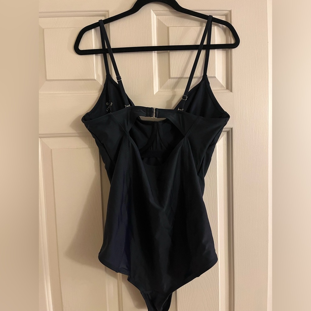 Athleta Black One-Piece Swimsuit with Adjustable Straps - Picture 3 of 3